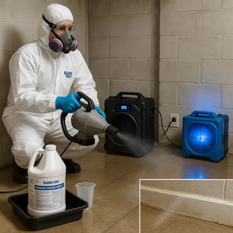 Sanitization and Odor Removal process in Wamac, IL