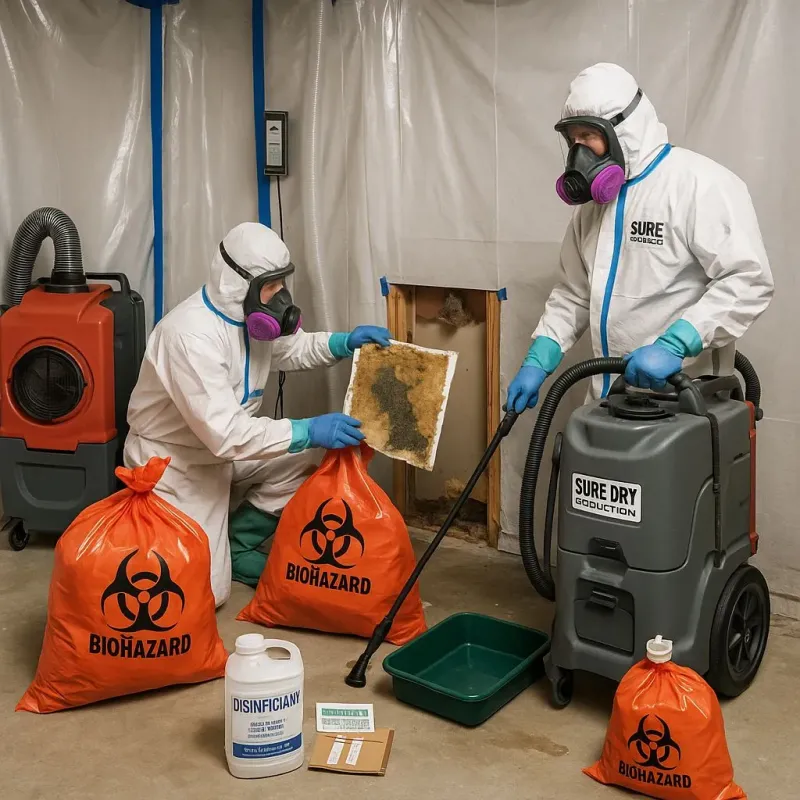 Contaminated Water Handling Protocols process in Wamac, IL