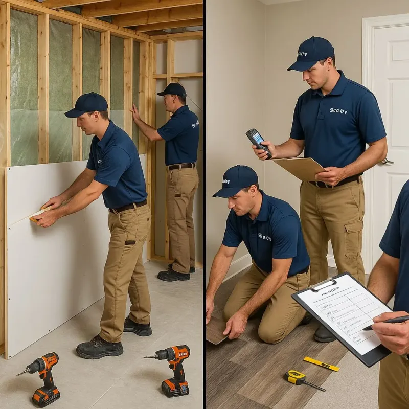 Repairs and Reconstruction process in Wamac, IL